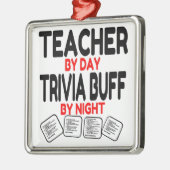 Trivia Buff Teacher Ornament Aus Metall (Links)