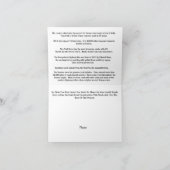 Trivia Card für die Woche des Bewusstseins für Arb Karte (Innenseite)