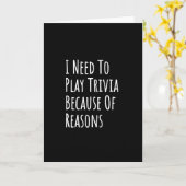 Trivia Karte (Gelbe Blume)