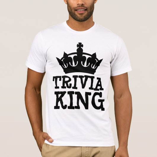 TRIVIA KING MENS T - SHIRT (Vorderseite)