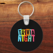 Trivia Night Art For Men Women Trivia Host Trivia Schlüsselanhänger (Vorderseite)