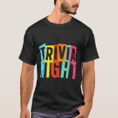 Trivia Night Art For Men Women Trivia Host Trivia T-Shirt (Vorderseite)