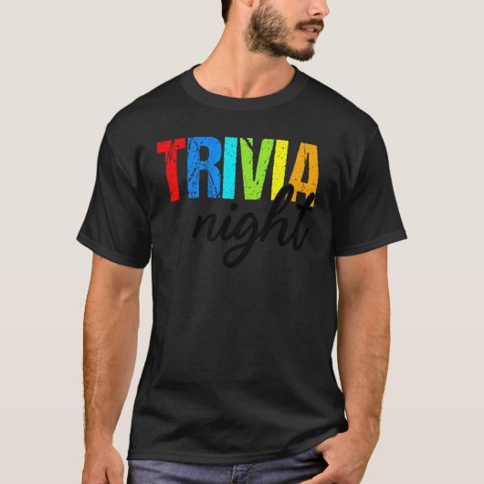 Trivia Night Quiz Game Enthusiasten 1 T-Shirt (Vorderseite)