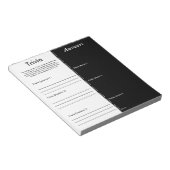 Trivia Party Game - Benutzerdefinierte Frage und A Notizblock (angewinkelt)