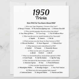 Trivia-Spiel 1950