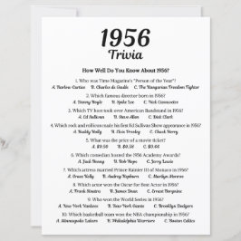 Trivia-Spiel 1956 | 69. Geburtstagsparty