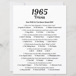 Trivia-Spiel 1965
