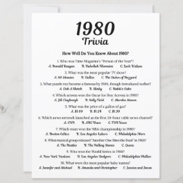 Trivia-Spiel 1980