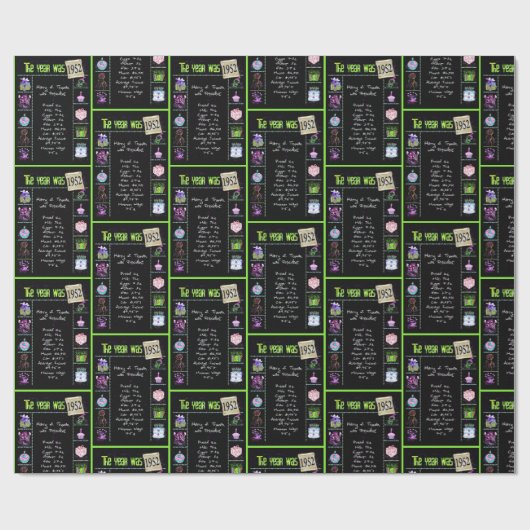 Trivia zum Geburtstag 1952 Geschenkpapier (Flach)