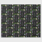 Trivia zum Geburtstag 1956 Geschenkpapier (Flach)