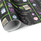 Trivia zum Geburtstag 1956 Geschenkpapier (Rolleneckpunkt)