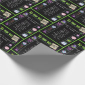 Trivia zum Geburtstag 1957 Geschenkpapier (Ecke)