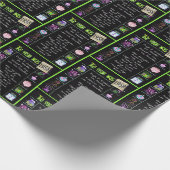 Trivia zum Geburtstag 1958 Geschenkpapier (Ecke)