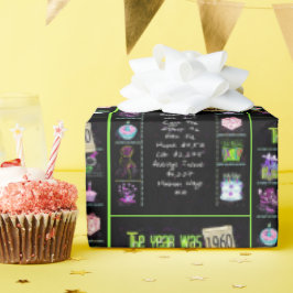 Trivia zum Geburtstag 1960 Geschenkpapier