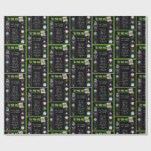 Trivia zum Geburtstag 1963 Geschenkpapier (Flach)