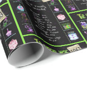 Trivia zum Geburtstag 1963 Geschenkpapier (Rolleneckpunkt)