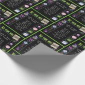 Trivia zum Geburtstag 1964 Geschenkpapier (Ecke)