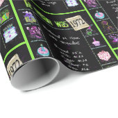 Trivia zum Geburtstag 1972 Geschenkpapier (Rolleneckpunkt)