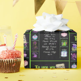 Trivia zum Geburtstag 1975 Geschenkpapier