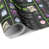 Trivia zum Geburtstag 1975 Geschenkpapier (Rolleneckpunkt)