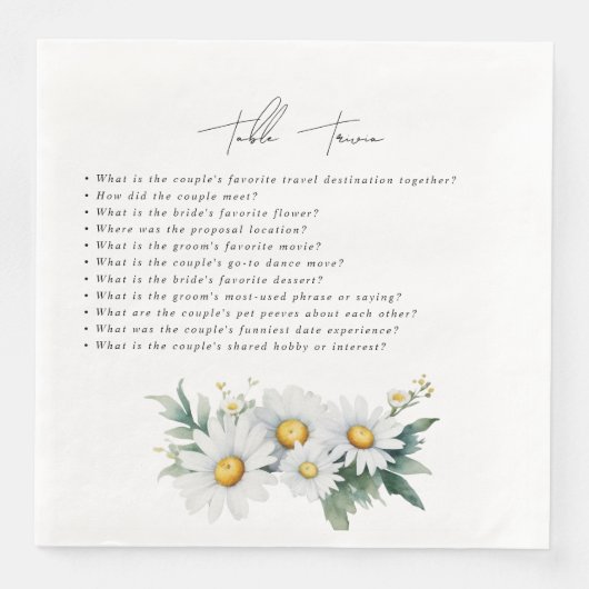 Trivialisen Serviette (Vorderseite)