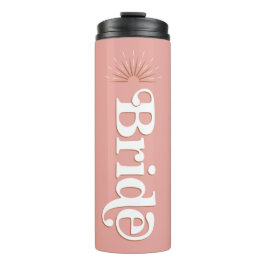 TRIXIE 70er Retro Groovy Hippie Blush Bride Thermosbecher