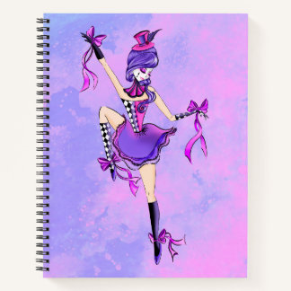 Trixie Cute Ballerina Dream Wolken Notizblock