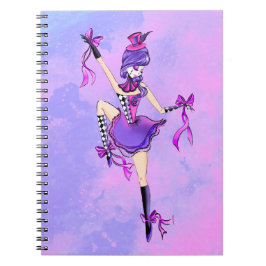 Trixie Cute Ballerina Traumwolken  Notizblock