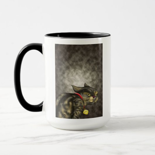 Trixie die Crabby Cat Tasse (Links)
