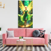 Trixie die Pixie Leinwanddruck (Insitu (Wohnzimmer))