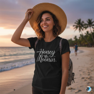 TRIXIE Retro 70er-Themen-Hochzeitsreise-Braut T-Shirt