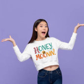 TRIXIE Retro 70's Themed Honeymoonin' Bride Sweatshirt