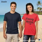 TRIXIE Retro 70's Themed Honeymoonin' Bride T-Shirt