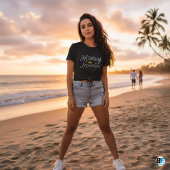 TRIXIE Retro 70's Themed Honeymoonin' Bride T-Shirt