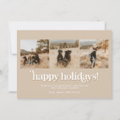 TRIXIE Retro Arted Foto Boho Weihnachtskarte Einladung (Rückseite)