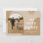 TRIXIE Retro Arted Foto Boho Weihnachtskarte Einladung (Vorderseite)