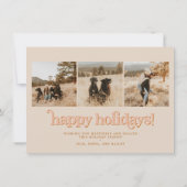 TRIXIE Retro Arted Foto Boho Weihnachtskarte Einladung (Rückseite)