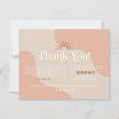 TRIXIE Retro Blush Beige Business dank Karte (Vorderseite)