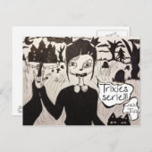 Trixie & Truls vykort Postkarte (Vorne/Hinten)