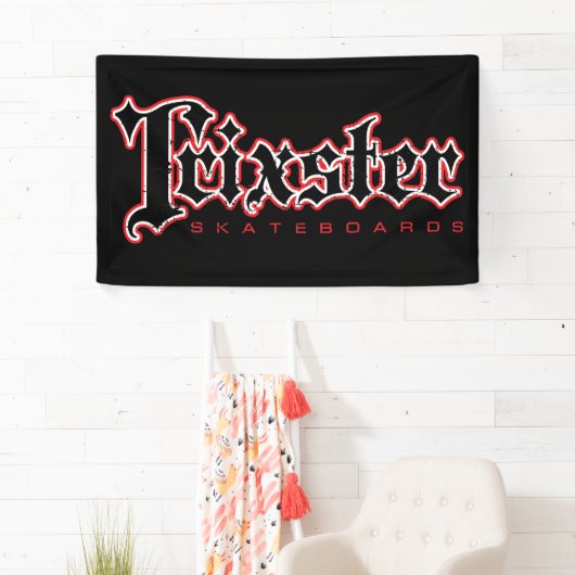 Trixster Skateboard-Fahne Banner (Insitu)