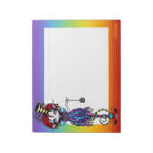 Trixy Pixie Stick Sideshow Circus BIG Notepad Notizblock (Rotiert)