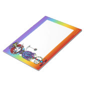 Trixy Pixie Stick Sideshow Circus BIG Notepad Notizblock (angewinkelt)