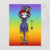 Trixy Pixie Stick Sideshow Circus Fairy Postcard Postkarte (Vorderseite)