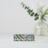 TRJ Kunst-Schablone Mini Visitenkarte (Stehend Vorderseite)