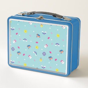 TRK - Aquamarines Muster Metall Brotdose