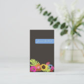 TRO-BOLD TROPISCHE BLUME/HINTERGRUND VISITENKARTE (Stehend Vorderseite)