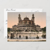 Trocadero, Exposition Universell, 1900, Paris, Postkarte (Vorne/Hinten)