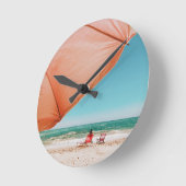 Trocadero Playa - Marbella - Spanien Runde Wanduhr (Winkel)