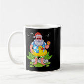 Trocal Summer Funny Hawaiian Santa Claus Christmas Kaffeetasse (Links)