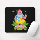 Trocal Summer Funny Hawaiian Santa Claus Christmas Mousepad (Mit Mouse)